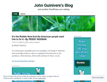 Tablet Screenshot of johnguinivere.wordpress.com