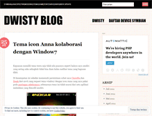 Tablet Screenshot of dwisty.wordpress.com