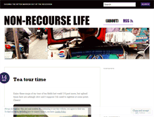 Tablet Screenshot of nonrecourselife.wordpress.com