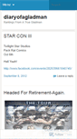 Mobile Screenshot of diaryofagladman.wordpress.com