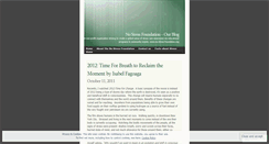 Desktop Screenshot of nostressfoundation.wordpress.com