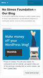 Mobile Screenshot of nostressfoundation.wordpress.com