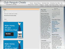 Tablet Screenshot of chewster.wordpress.com