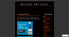 Desktop Screenshot of butternotguns.wordpress.com