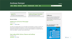 Desktop Screenshot of andreaskemper.wordpress.com