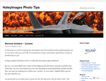Tablet Screenshot of haleyimages.wordpress.com