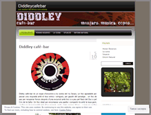 Tablet Screenshot of diddleycafebar.wordpress.com