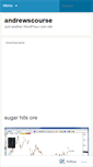 Mobile Screenshot of andrewscourse.wordpress.com
