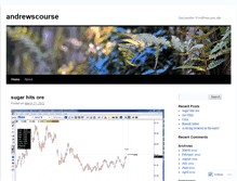 Tablet Screenshot of andrewscourse.wordpress.com