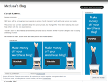 Tablet Screenshot of medusa714.wordpress.com