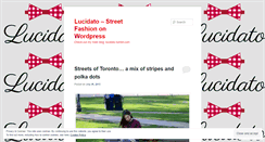 Desktop Screenshot of lucidato.wordpress.com