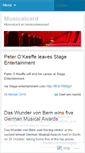 Mobile Screenshot of musicalcard.wordpress.com