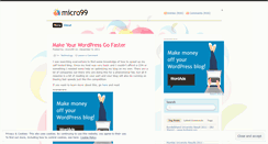 Desktop Screenshot of micro99.wordpress.com