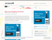Tablet Screenshot of micro99.wordpress.com
