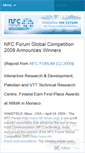 Mobile Screenshot of nfccompetition.wordpress.com