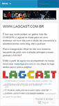 Mobile Screenshot of lagcast.wordpress.com