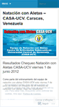 Mobile Screenshot of natacionconaletascasaucv.wordpress.com