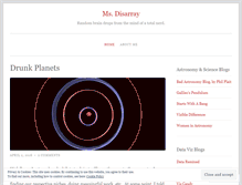 Tablet Screenshot of msdisarray.wordpress.com