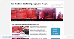 Desktop Screenshot of jualscaffolding.wordpress.com
