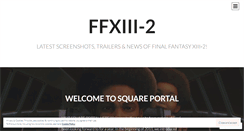 Desktop Screenshot of finalfantasyxiii2.wordpress.com