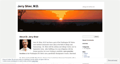 Desktop Screenshot of drjerryshier.wordpress.com