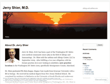 Tablet Screenshot of drjerryshier.wordpress.com