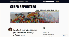 Desktop Screenshot of ciberreportera.wordpress.com