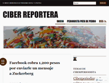 Tablet Screenshot of ciberreportera.wordpress.com