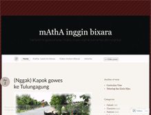 Tablet Screenshot of matainginbicara.wordpress.com