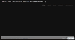 Desktop Screenshot of littlemissadventuress.wordpress.com