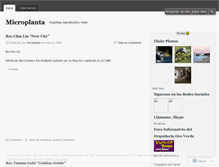 Tablet Screenshot of microplanta.wordpress.com