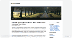 Desktop Screenshot of brandonsitt.wordpress.com