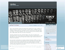 Tablet Screenshot of dumboy.wordpress.com