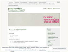Tablet Screenshot of professionellegespraechsfuehrung.wordpress.com