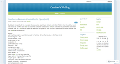 Desktop Screenshot of camfoss.wordpress.com