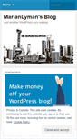 Mobile Screenshot of marianlyman.wordpress.com