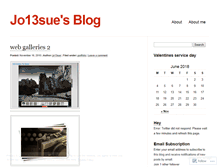 Tablet Screenshot of jo13sue.wordpress.com