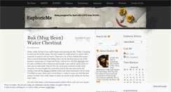 Desktop Screenshot of euphoricme.wordpress.com