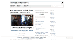 Desktop Screenshot of newmediainterchange.wordpress.com