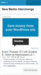 Mobile Screenshot of newmediainterchange.wordpress.com