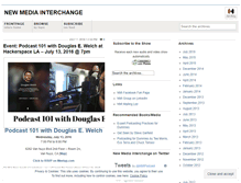 Tablet Screenshot of newmediainterchange.wordpress.com