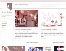 Tablet Screenshot of bforbabyleblog.wordpress.com