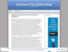 Tablet Screenshot of ecofocus.wordpress.com