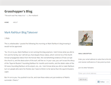 Tablet Screenshot of ahgrasshopper.wordpress.com
