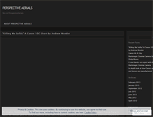 Tablet Screenshot of perspectiveaerials.wordpress.com