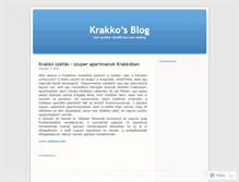 Tablet Screenshot of krakko.wordpress.com