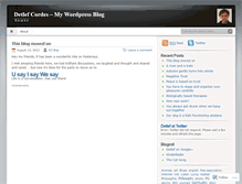 Tablet Screenshot of dcblogged.wordpress.com
