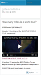 Mobile Screenshot of gillescollides.wordpress.com