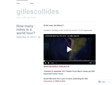 Tablet Screenshot of gillescollides.wordpress.com