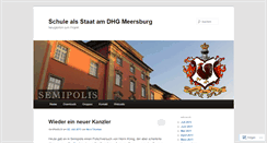 Desktop Screenshot of dhgschulealsstaat.wordpress.com